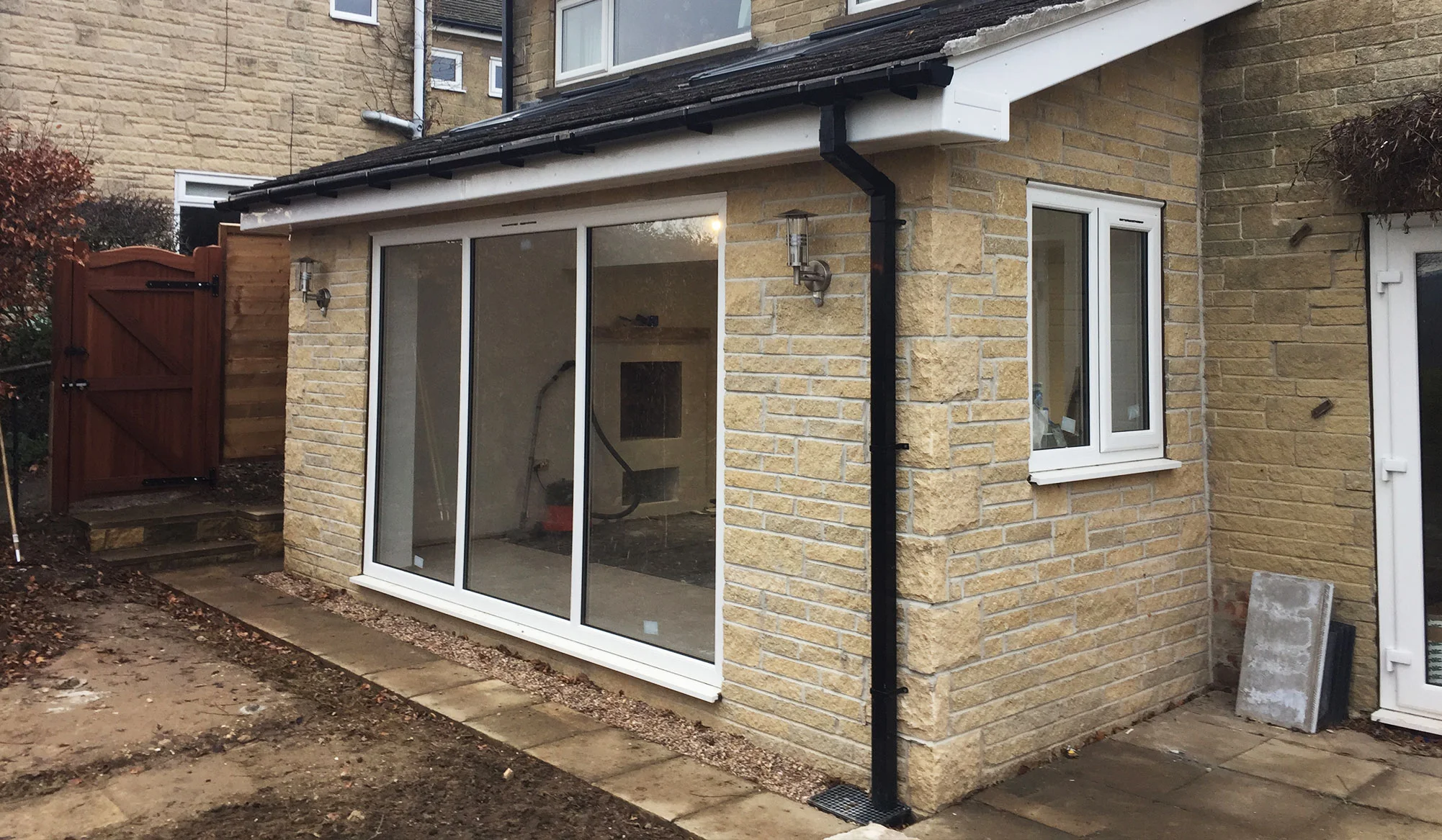 sheffield small house lean to in stone